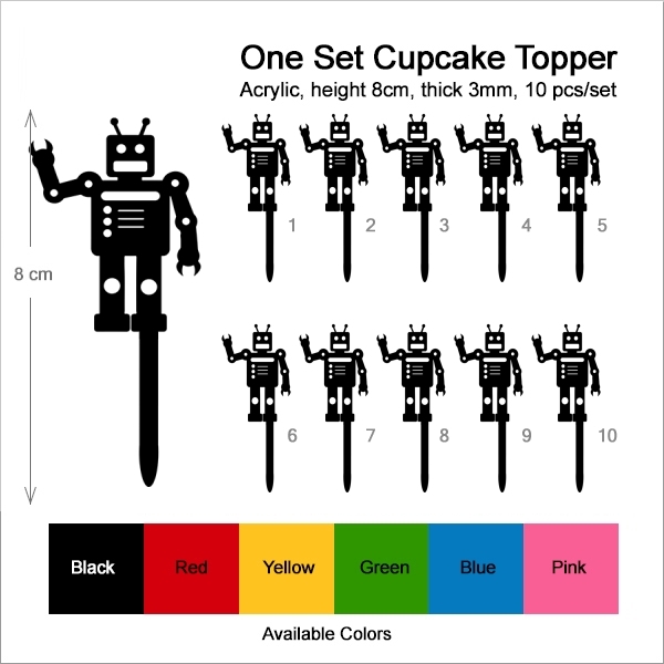 Robot Toy Cupcake