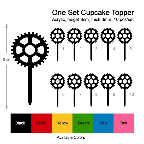 Engine Gear Cupcake