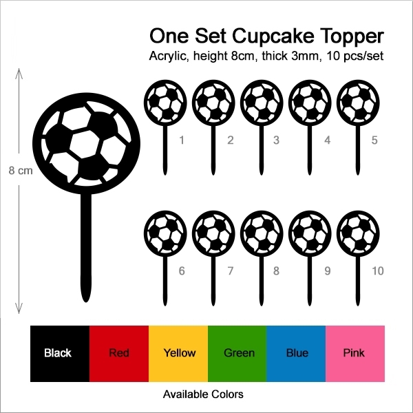 Soccer Football Cupcake