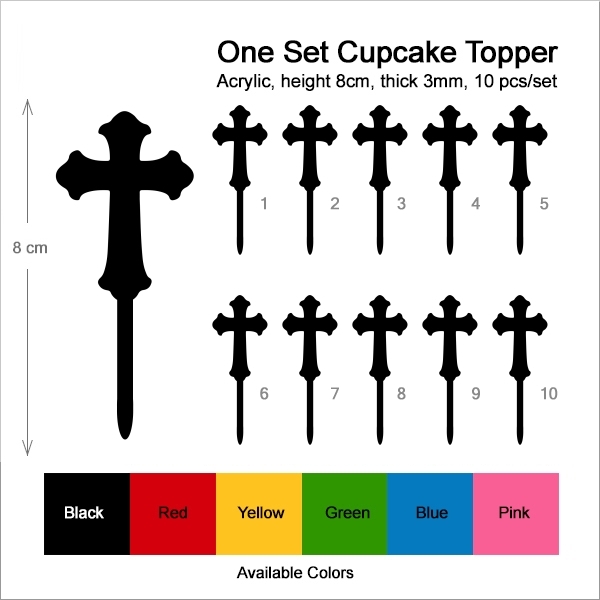 Christian Cross Cupcake