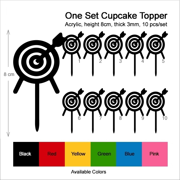 Arrow Shoot Target Cupcake