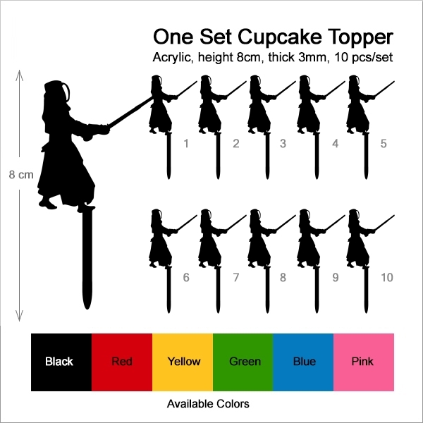 Kendo Fighter Cupcake