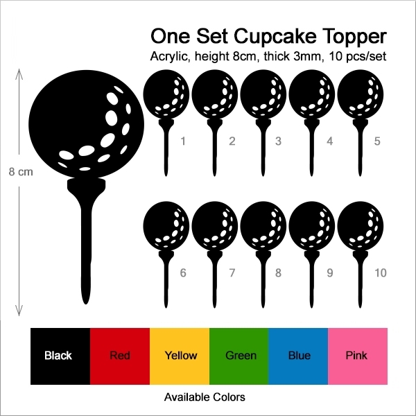 Golf Ball Cupcake