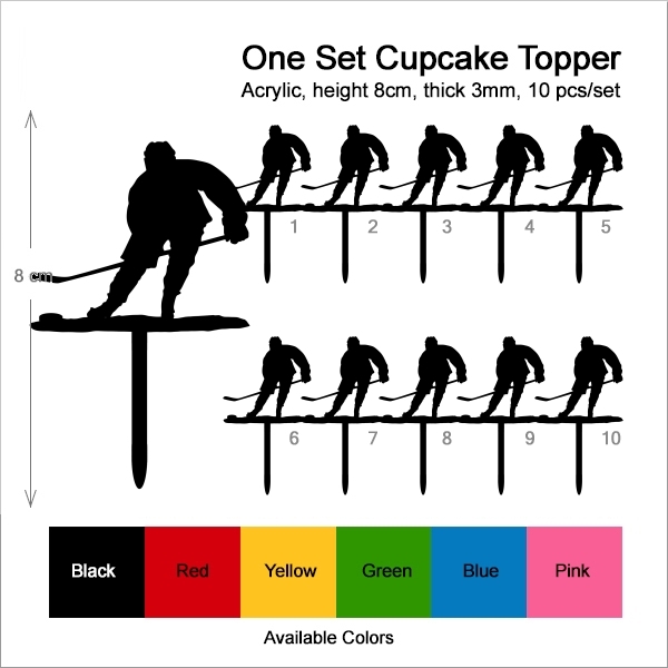 Ice Hockey Player Cupcake