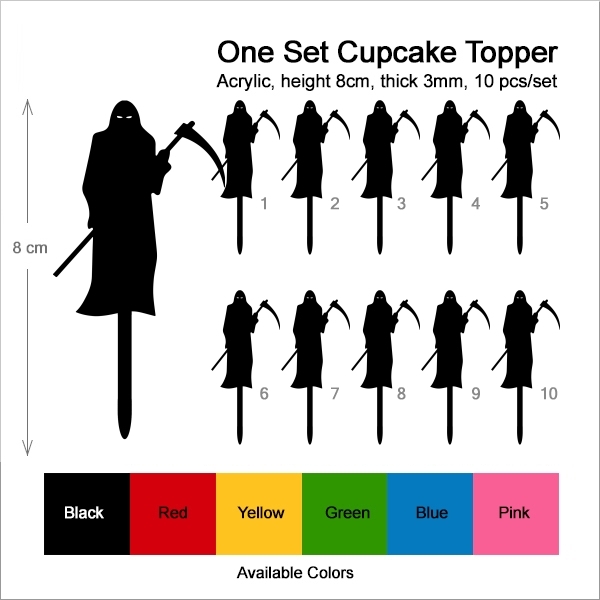 Death Grim Reaper Cupcake