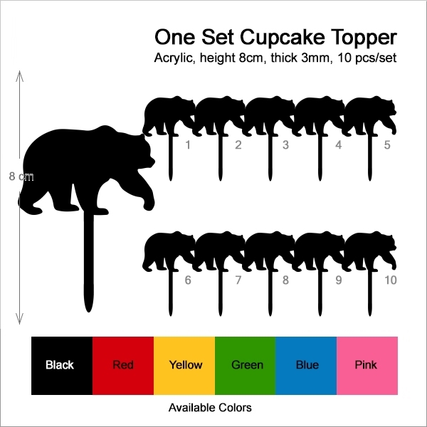 Grizzly Bear Cupcake