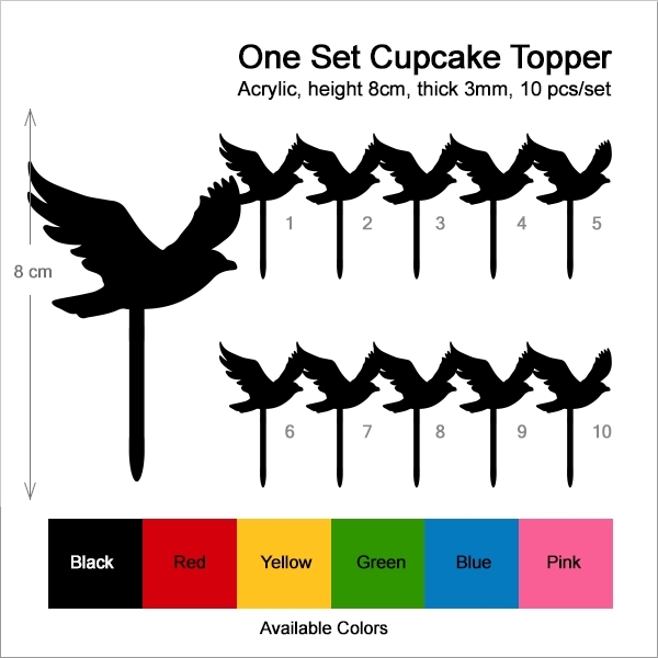 Flying Bird Cupcake