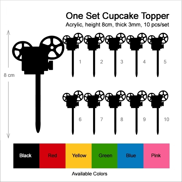 Movie Projector Cupcake