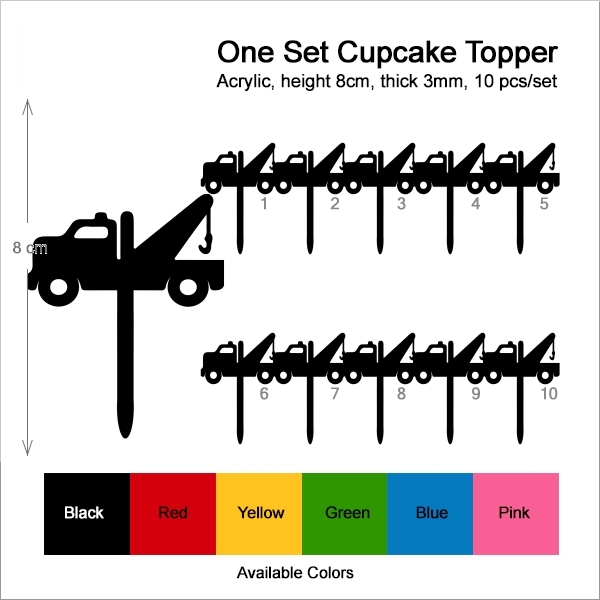 Tow Truck Cupcake