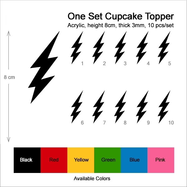 Thunder Flash Cupcake