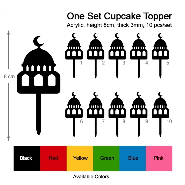 Masjid Building Cupcake