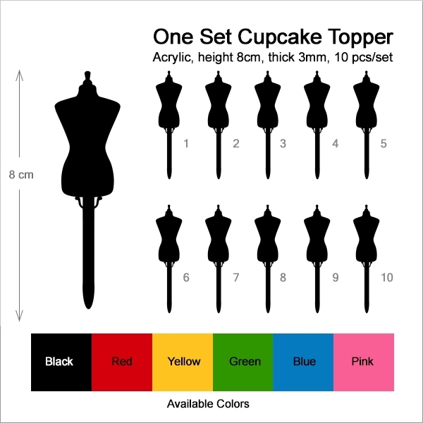 Dress Form Cupcake