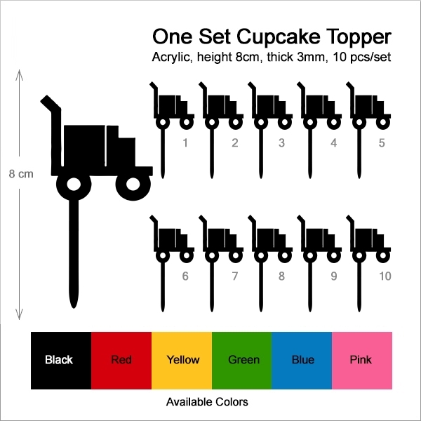 Hand Truck Cupcake