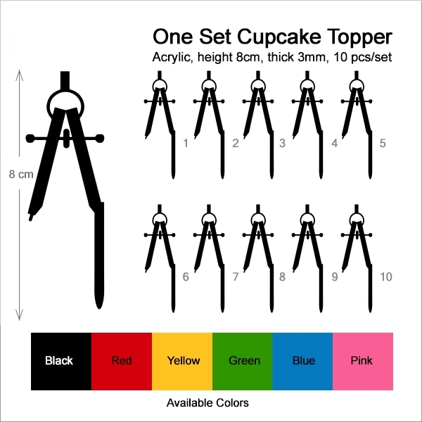 Compass Maths Drawing Cupcake