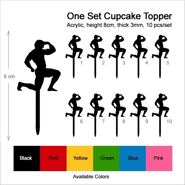 Fitness Sportsman Cupcake