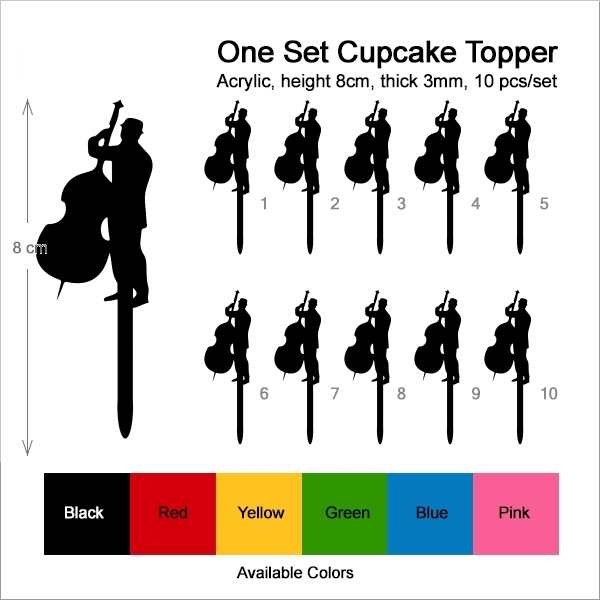 Musician Cello Cupcake