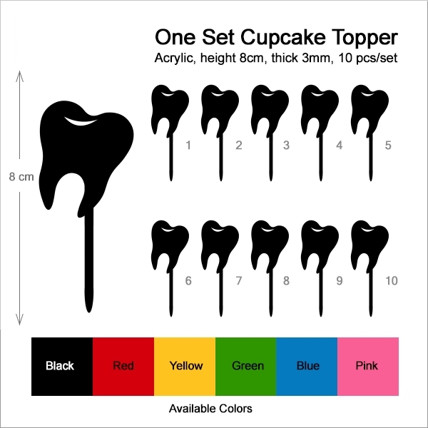 Teeth Healthcare Dental Cupcake