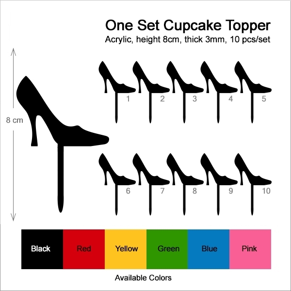 Women Shoe High Heel Cupcake