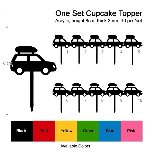 Travel Camping Car Cupcake