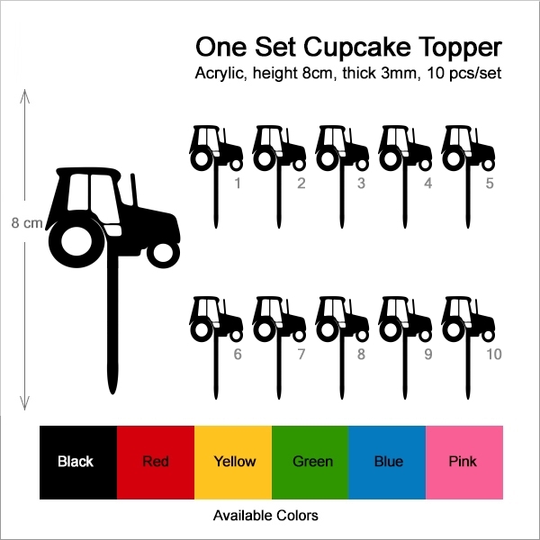 Farm Vehicle Cupcake