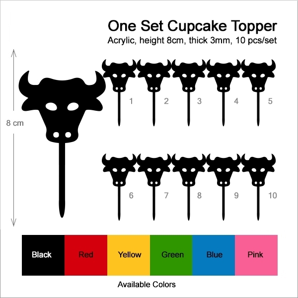 Bull Head Cupcake