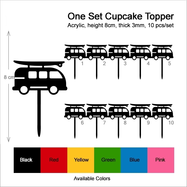 Camping Van Cupcake