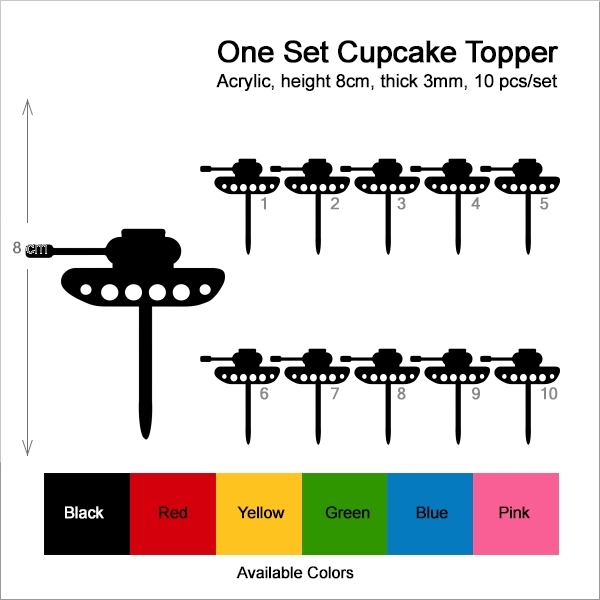 Tank Military Cupcake