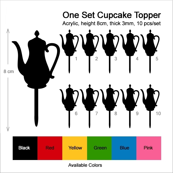 Coffee Teapot Cupcake