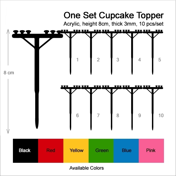 Electric Pole Power Lines Cupcake