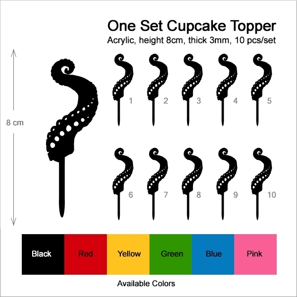 Tentacle Octopus Cupcake