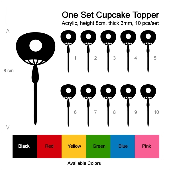 Japan Hand Fan Cupcake