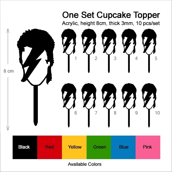 David Bowie Cupcake