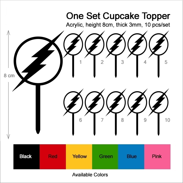 The Flash Cupcake