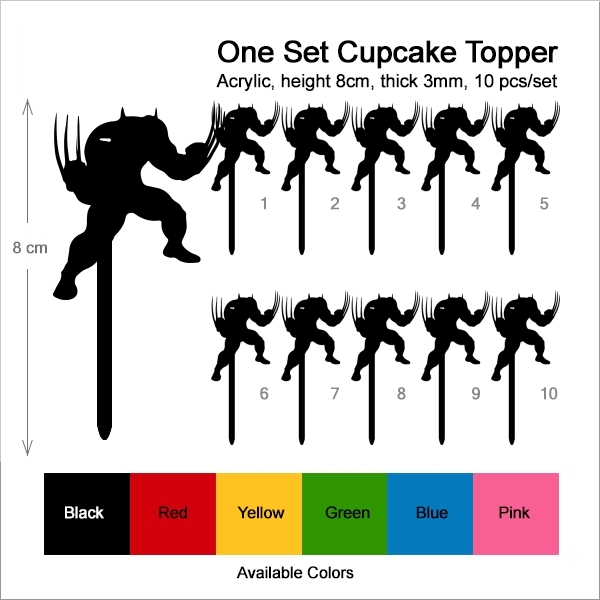 Wolverine Cupcake