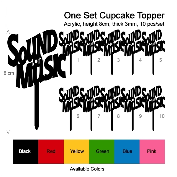 Sound of Music Cupcake