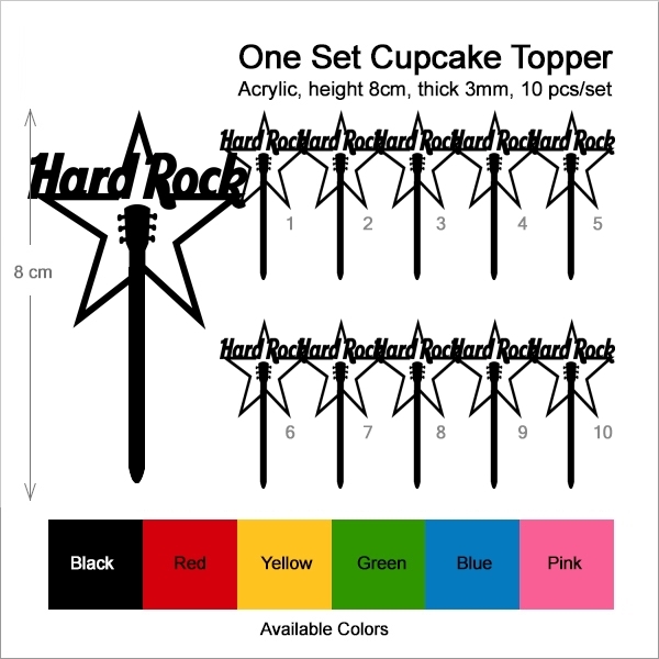 Hard Rock Cupcake