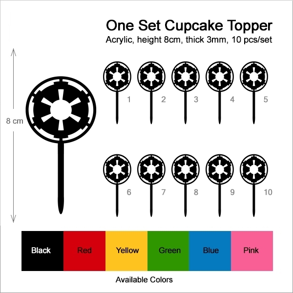 Star Wars Inspired Imperial Cupcake