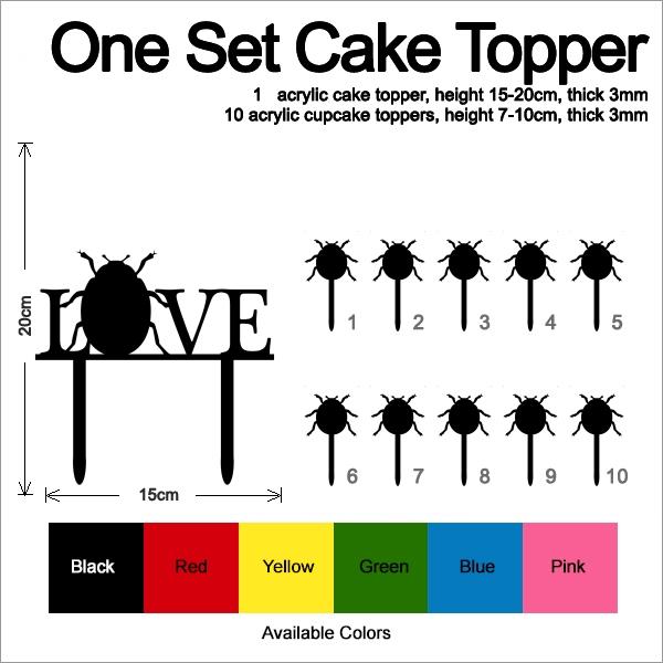 Desciption Love Ladybug Cupcake