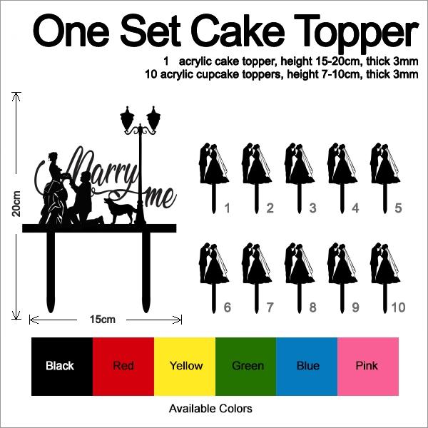 Desciption Marry Me Propose Cupcake