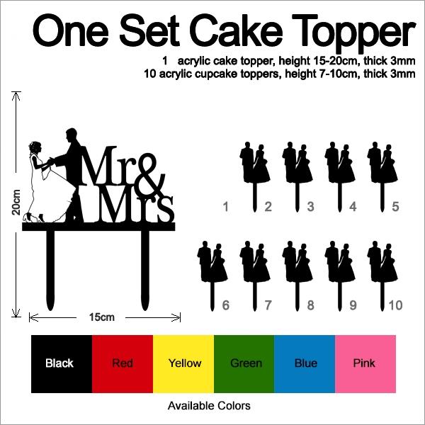 Desciption Mr and Mrs Marry Cupcake