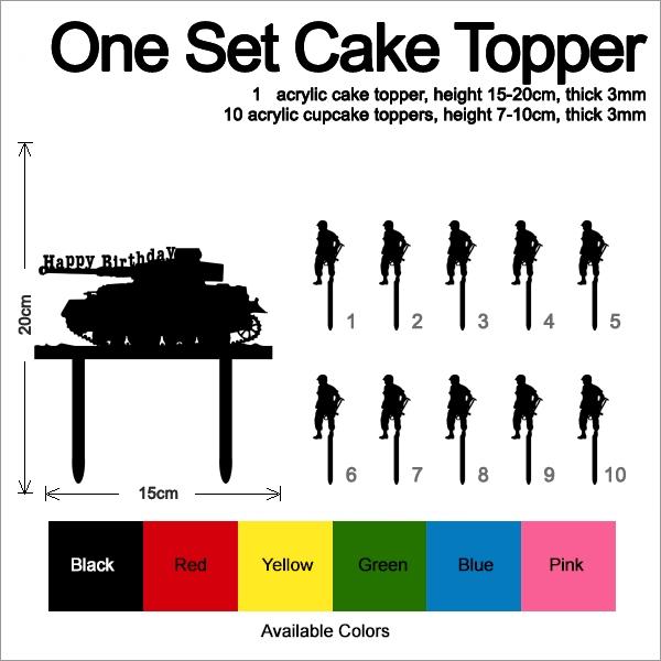 Desciption Tank Military Vehicle Cupcake