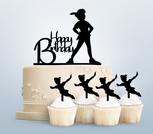 Desciption Happy Birthday Peter Pan Cupcake