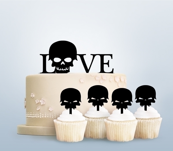 Desciption Love Skull Cupcake