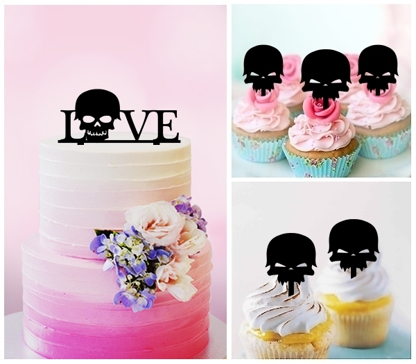 Desciption Love Skull Cupcake