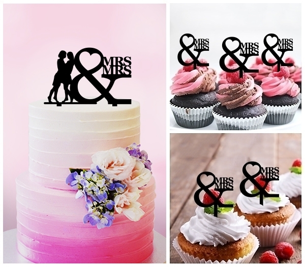 Desciption Mrs and Mrs Love Cupcake